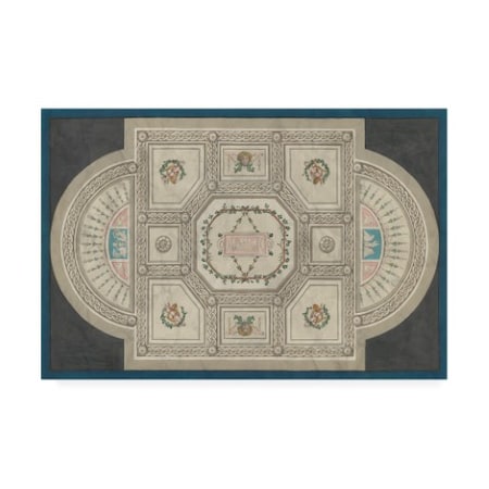 June Erica Vess 'Parisian Ceiling Design' Canvas Art,12x19